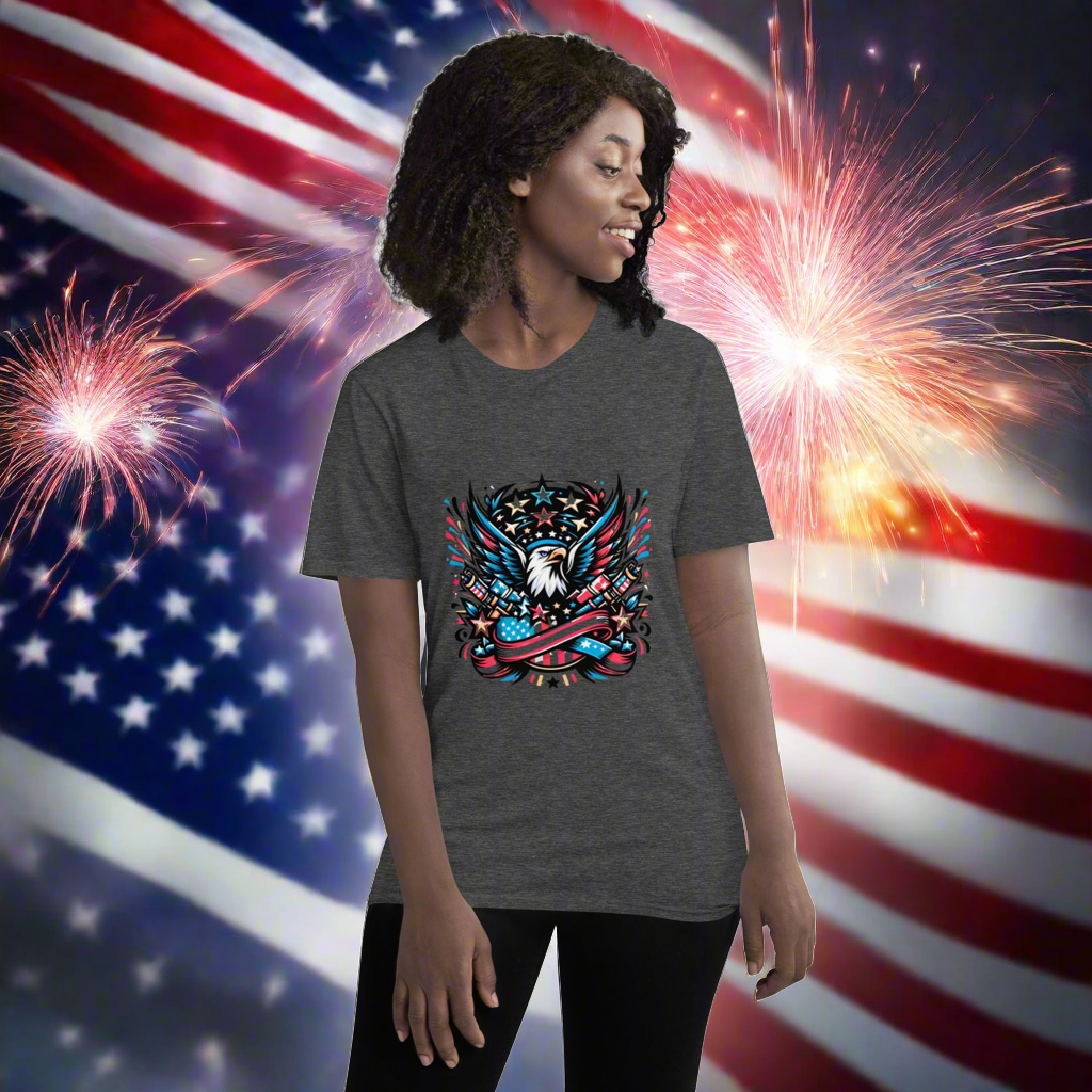 Limited edition 4th of July patriot bird t-shirt design available at vote2024.shop. Show your American pride with this exclusive patriotic apparel. Perfect for Independence Day celebrations and promoting voting awareness. Shop now at vote2024.shop.